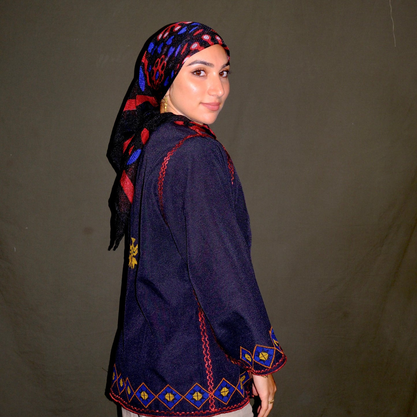 The Saraqib Jacket- Royal Blue