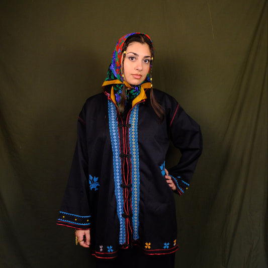The Saraqib Jacket- Sky Blue